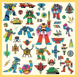 djeco Matricák - Robotok - Robots