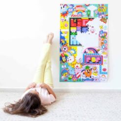 Kreatív, fejlesztő matricás poszter, 1600 matricával – Street Art | Poppik