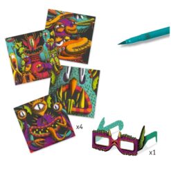 djeco Művészeti műhely - Viccesen Furi - Funny Freaks 3D