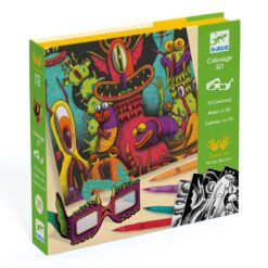 djeco Művészeti műhely - Viccesen Furi - Funny Freaks 3D