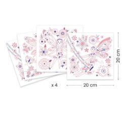 djeco Csillámló színezők - Apró szárnyak - Little Wings