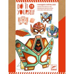 djeco Csináld magad! - Fémfóliás Robot arcmaszkok - Super robots