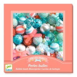 djeco Ékszerkészítő készlet - Buborék gyöngyök, ezüst - Bubble beads, Silver