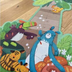 Moulin Roty - Dzsungel - Óriás puzzle - Pálmafa kirakó (36 darabos)