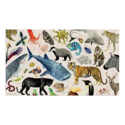 Moulin Roty - A világ körül - A világ állatai puzzle - kirakó (200 db-os)