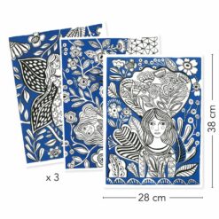 djeco Művészeti műhely - Virágzás színezők mappa - Blooms