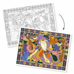 djeco Művészeti műhely - Hősies színezők mappa - Heroic