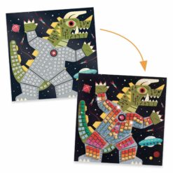 djeco Mozaikkép készítés - Űrcsata - Space battle
