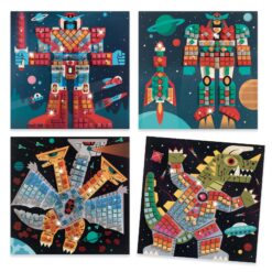 djeco Mozaikkép készítés - Űrcsata - Space battle