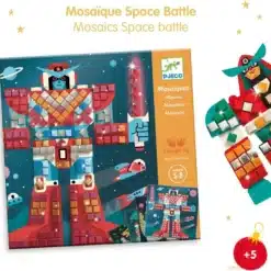 djeco Mozaikkép készítés - Űrcsata - Space battle