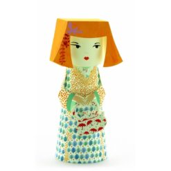 djeco Síkból térbe formálás - Kokeshi babák - Kokeshis
