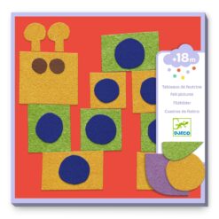 djeco Kollázs műhely - Puha képek filcmatricákkal - Soft creations