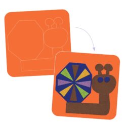 djeco Kollázs műhely - Puha képek filcmatricákkal - Soft creations
