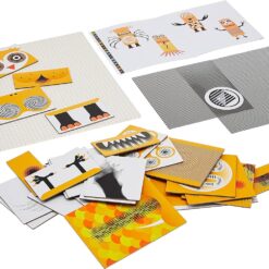 djeco Optikai puzzle - Kinoptik Animonster - 25 db-os