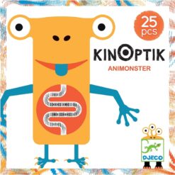 djeco Optikai puzzle - Kinoptik Animonster - 25 db-os