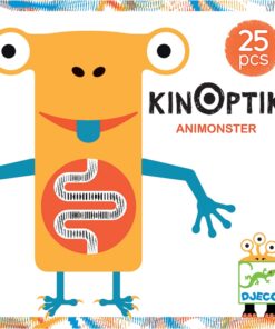 djeco Optikai puzzle - Kinoptik Animonster - 25 db-os