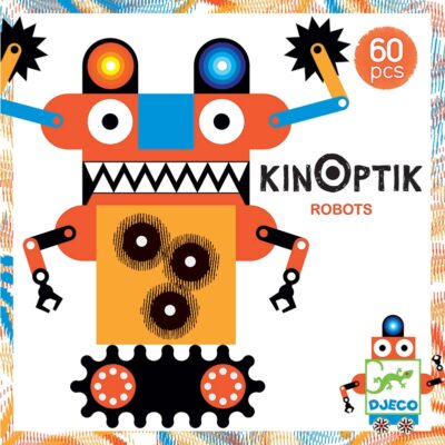 djeco Optikai puzzle - Robotok, 60 db-os - Kinoptik Robots