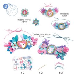 djeco Csináld magad! - Tündérlányok kelléktára - 5 creative activitiesn, Nymphea