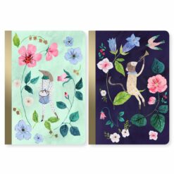 DJECO - LOVELY PAPER Jegyzetfüzet 2 db A/6 - Cecile little notebooks