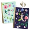 DJECO - LOVELY PAPER Jegyzetfüzet 2 db A/6 - Cecile little notebooks