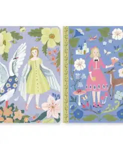 DJECO - LOVELY PAPER Jegyzetfüzetek, 2 x A/6 - Sabina little notebooks