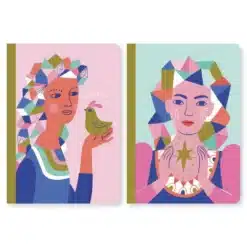 DJECO - LOVELY PAPER Jegyzetfüzet 2 x A/6 - Sarah little notebooks