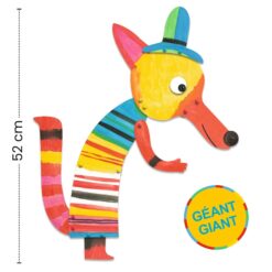 DJECO - DESIGN BY Művészeti műhely, festés - A róka család, bábok - The fox family