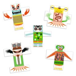djeco Optikai puzzle - Vicces szörnyek, 27 db-os - Kinoptik RigoloMonster