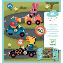 djeco Matricás foglalkoztató - Autókázás - Cars