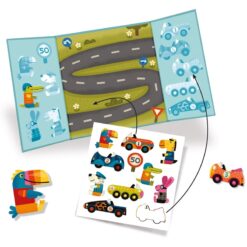 djeco Matricás foglalkoztató - Autókázás - Cars