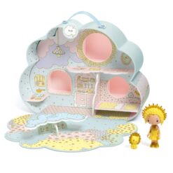DJECO: TINYLY Álomvilág babaház - Napocska és Mia - Sunny & Mia house