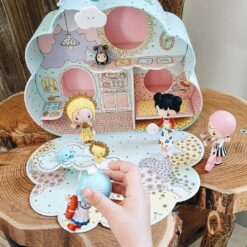 DJECO: TINYLY Álomvilág babaház - Napocska és Mia - Sunny & Mia house