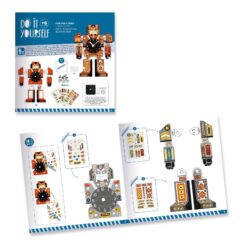 DJECO - DESIGN BY Csináld magad! - Falióra fiúszobába - IdőRobi - Robotime