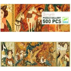 DJECO - JÁTÉKOK Művész puzzle - Egyszarvú és a hölgy, 500 db-os - Unicorn lady