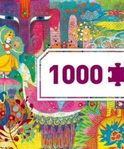 djeco Művész puzzle - Varázslatos India, 1000 db-os - Magic India