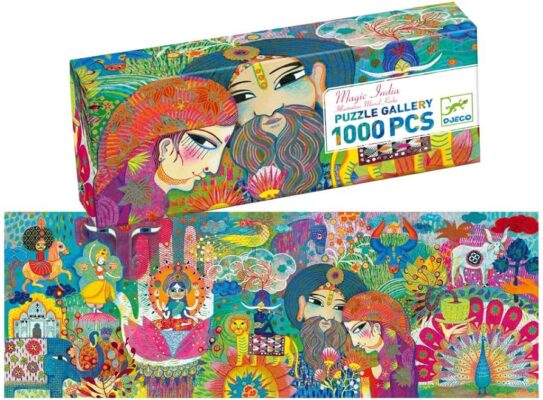 djeco Művész puzzle - Varázslatos India, 1000 db-os - Magic India