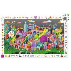 DJECO - JÁTÉKOK Megfigyeltető puzzle - Őrült város - Crazy Town - 200 pcs