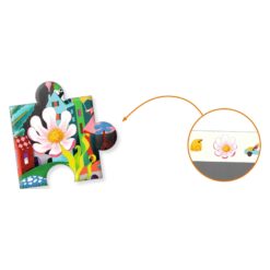 DJECO - JÁTÉKOK Megfigyeltető puzzle - Őrült város - Crazy Town - 200 pcs