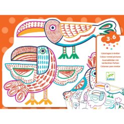 DJECO - DESIGN BY Meglepetés színező - Vadállatok - Wild families