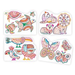 DJECO - DESIGN BY Meglepetés színező - Vadállatok - Wild families