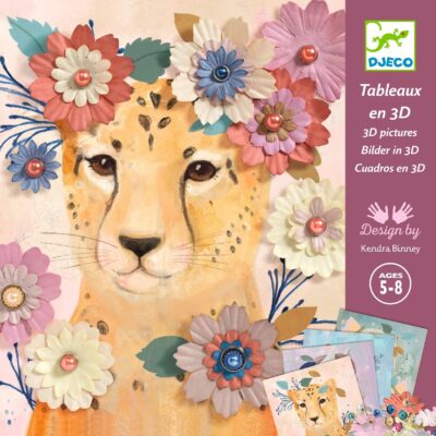 DJECO - DESIGN BY Művészeti műhely - Állatok virágokkal - Floral wreaths
