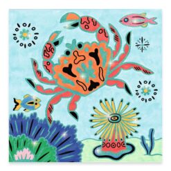 DJECO - DESIGN BY Csillámló színezők - Tenger mélyén - Under the sea