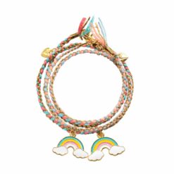 DJECO - DESIGN BY Ékszerkészítő - Páros szivárványok - Rainbow Kumihimo