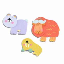 DJECO - DESIGN BY Matricák - Sarkköri állatok - Ice field animals