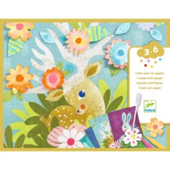 DJECO - DESIGN BY Itatóspapír színező - Csak kreatívan - With blotting paper - FSC Mix