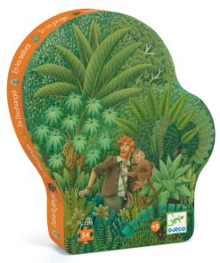 djeco Formadobozos puzzle - Dzsungel puzzle - In the Jungle