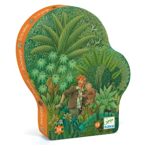 djeco Formadobozos puzzle - Dzsungel puzzle - In the Jungle