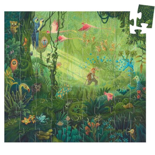 djeco Formadobozos puzzle - Dzsungel puzzle - In the Jungle