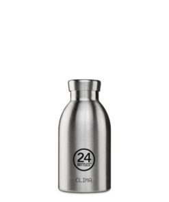 24BOTTLES Clima 330ml rozsdamentes acél termosz, STEEL