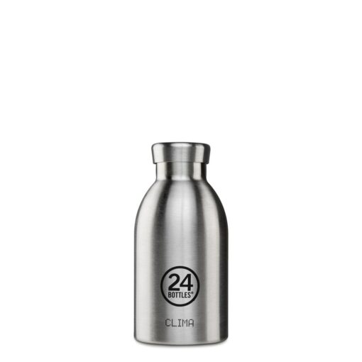 24BOTTLES Clima 330ml rozsdamentes acél termosz, STEEL